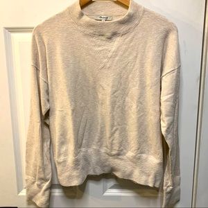 Madewell Mockneck Sweater - Cream